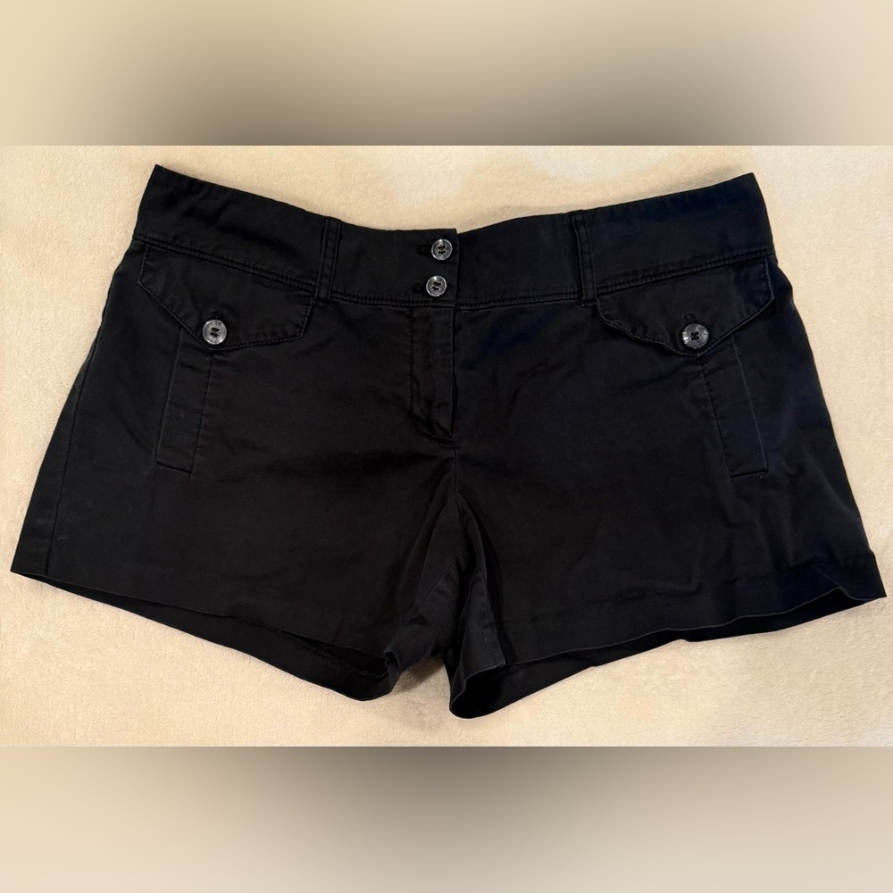 New York & Company Black High Waist Women's Shorts